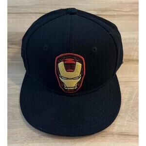 Marvel Avengers Iron Man Patch Fitted Hat Size Small/Medium 14+